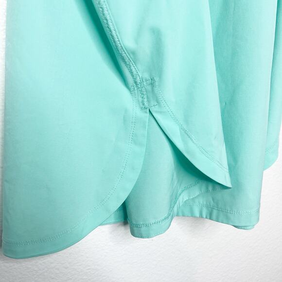 CALVIN KLEIN Performance Quick Dry Racerback Tank Top Scoop Neck Green Sz Large - Picture 5 of 10